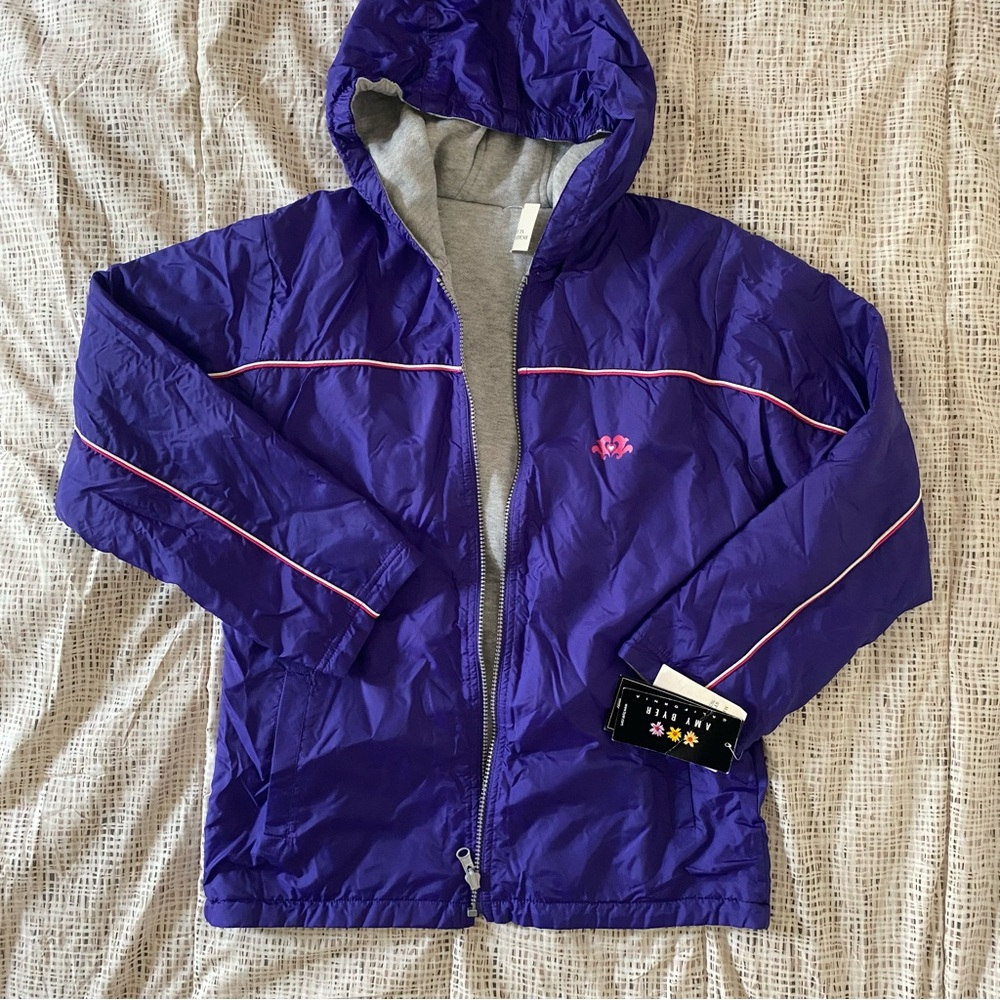 nwt vintage purple raincoat